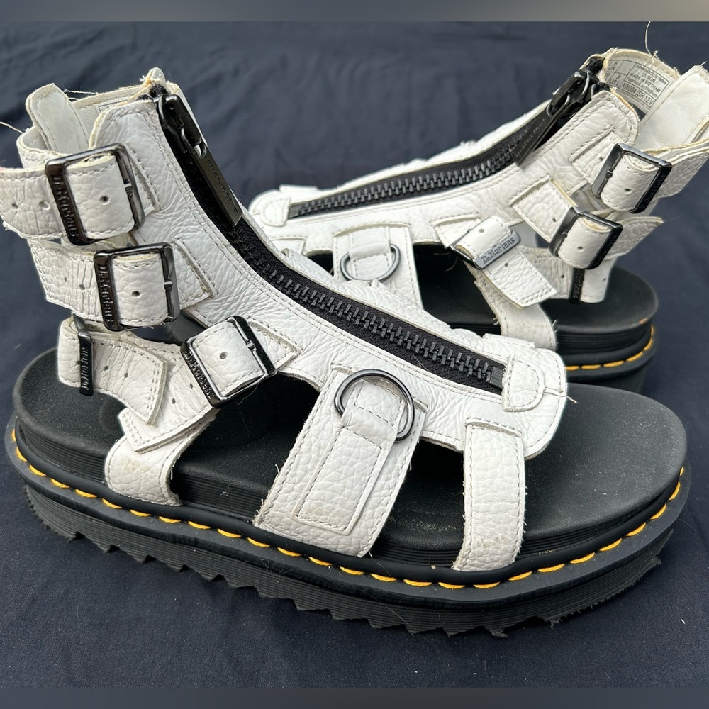 DR. MARTEN Olson Milled Nappa Leather Sandal